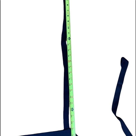 At Home with Susan Fleming personality apron “Sweet” black with tan thread - Picture 9 of 10